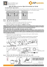 Предварительный просмотр 1 страницы APsystems QS1-EU Quick Installation Manual