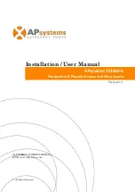 Preview for 1 page of APsystems YC1000-3-208 Installation & User Manual