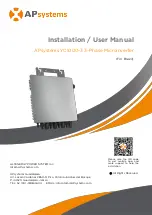 Предварительный просмотр 1 страницы APsystems YC1000-3 3-Phase Installation & User Manual