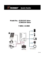 Preview for 1 page of APT Inverex S1200 XP Solar Quick Manual