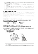 Preview for 8 page of APT VEYRON IV 3.2KW User Manual