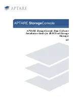 Предварительный просмотр 1 страницы APTARE APTARE 6.5 Installation Manual