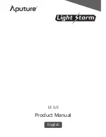 Preview for 1 page of Aputure Light Storm LS 1/2 Product Manual