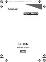 Preview for 1 page of Aputure Light Storm LS 300x Product Manual