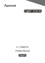 Aputure Light Storm Series Product Manual preview