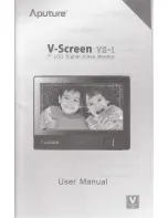 Aputure V-SCREEN VS-1 User Manual preview