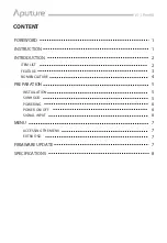 Предварительный просмотр 2 страницы Aputure VS-1 FineHD Manual