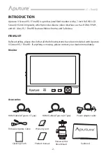Предварительный просмотр 4 страницы Aputure VS-1 FineHD Manual
