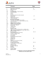 Предварительный просмотр 3 страницы APV CU4 Operating Manual