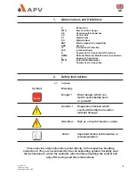 Предварительный просмотр 5 страницы APV CU4 Operating Manual