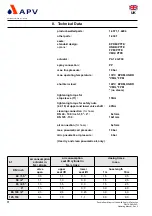 Предварительный просмотр 16 страницы APV DELTA DA3+ SLD Operating Manual