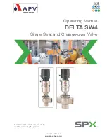 APV DELTA SW4 Operating Manual предпросмотр