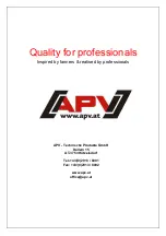 Preview for 40 page of APV ES 100 M2 Special Original Operating Instructions