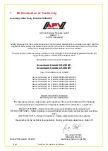 Preview for 4 page of APV GK 250 M1 Operating Manual