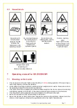 Preview for 11 page of APV GK 250 M1 Operating Manual