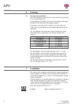 Preview for 12 page of APV SPX DELTA DKR2 Instruction Manual