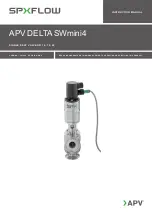 Предварительный просмотр 1 страницы APV SPX Flow APV DELTA SWmini4 Instruction Manual