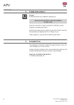 Preview for 8 page of APV SPX Flow APV DELTA SWmini4 Instruction Manual