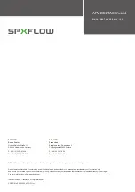 Предварительный просмотр 46 страницы APV SPX Flow APV DELTA SWmini4 Instruction Manual