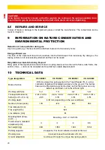 Preview for 20 page of APV Tined Weeder Pro VS 1200 M1 Operating Manual