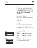 Предварительный просмотр 7 страницы APV W+10/8 Operating Manual