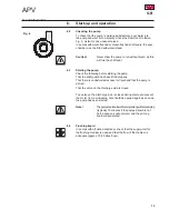 Предварительный просмотр 11 страницы APV W+10/8 Operating Manual