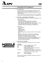 Предварительный просмотр 14 страницы APV W+ Series Manual