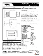 Предварительный просмотр 2 страницы APW Wyott 1422 EZ SS Specification Sheet