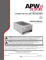 APW Wyott 21874000 Owner'S Manual preview