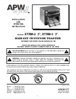 Предварительный просмотр 1 страницы APW Wyott 93030077 Installation And Operating Instructions Manual