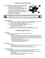 Предварительный просмотр 5 страницы APW Wyott 93030077 Installation And Operating Instructions Manual