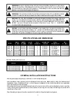 Preview for 4 page of APW Wyott Champion GGM-24H Installation And Operating Instructions Manual