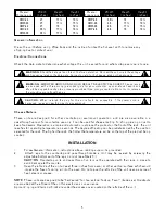 Preview for 5 page of APW Wyott CMC-24 Installation And Operating Instructions Manual