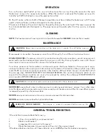 Preview for 7 page of APW Wyott CMC-24 Installation And Operating Instructions Manual