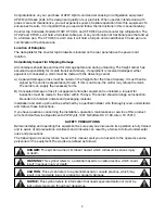 Предварительный просмотр 3 страницы APW Wyott CTCW-43 Installation And Operating Instructions Manual