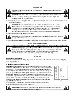 Предварительный просмотр 5 страницы APW Wyott CTCW-43 Installation And Operating Instructions Manual