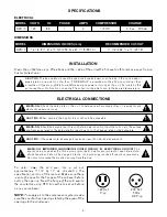 Preview for 4 page of APW Wyott CW-13 Installation And Operating Instructions Manual