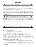 Preview for 6 page of APW Wyott CW-13 Installation And Operating Instructions Manual