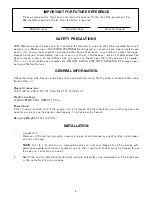 Preview for 2 page of APW Wyott DWC-17 Installation And Operating Instructions Manual