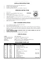 Предварительный просмотр 2 страницы APW Wyott DWC13-N Installation And Operating Instructions