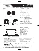 Preview for 2 page of APW Wyott EHP-H Specification Sheet