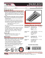 Preview for 1 page of APW Wyott FDD-18 Specifications