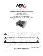 Preview for 1 page of APW Wyott Full Menu HOTROD Installation And Operating Instructions Manual