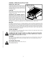 Preview for 7 page of APW Wyott GCB-18S Installation And Operation Instruction Manual