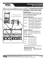 Preview for 2 page of APW Wyott GGT-18H Specifications