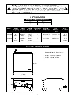 Preview for 5 page of APW Wyott GGT-24H Installation And Operating Instructions Manual