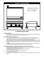 Preview for 6 page of APW Wyott GGT-24H Installation And Operating Instructions Manual