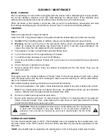 Preview for 10 page of APW Wyott HDCB-2424i Operating Instructions Manual