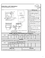 Предварительный просмотр 5 страницы APW Wyott HOT FOOD WARMER Owner'S And Service Manual