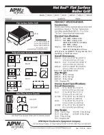 Preview for 2 page of APW Wyott HOTROD HR-31 Specifications